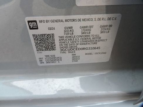 Used 2024 Chevrolet Silverado 1500 Custom Trail Boss w/ LPO, Dark Essentials Package image 25