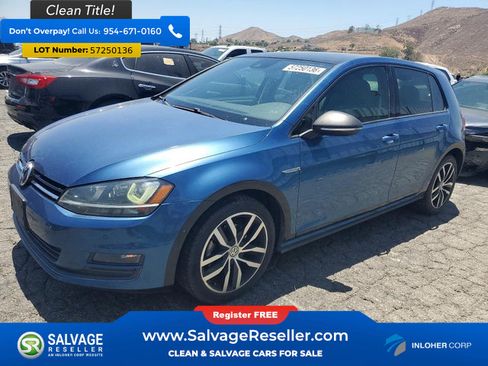 Used 2016 Volkswagen Golf SE w/ Lighting Package FWD image 1