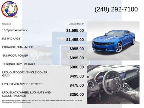 Used 2024 Chevrolet Camaro LT w/ RS Package image 5