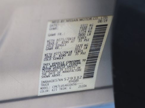 Used 2019 Nissan Titan PRO-4X w/ Pro-4x Convenience Package image 37