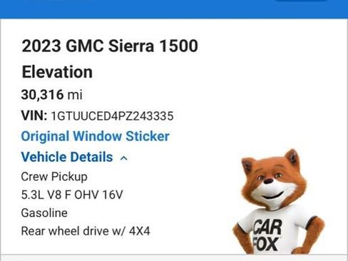 Used 2023 GMC Sierra 1500 Elevation w/ X31 Off-Road Package image 5