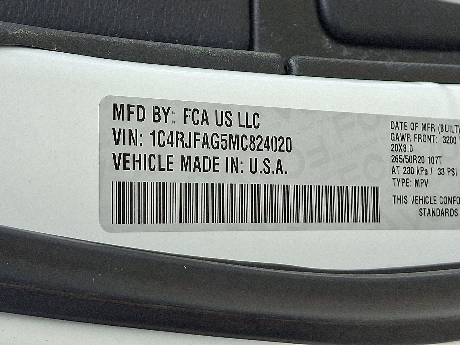 Certified 2021 Jeep Grand Cherokee Laredo X AWD/4WD image 25