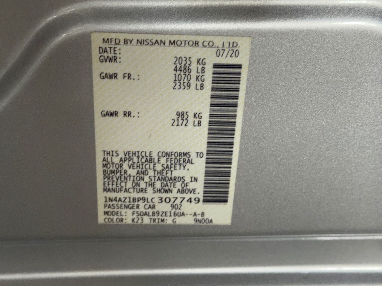 Used 2020 Nissan Leaf S w/ S Charge Package FWD image 32