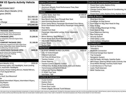 Used 2022 BMW X5 xDrive40i w/ M Sport Package AWD/4WD image 5