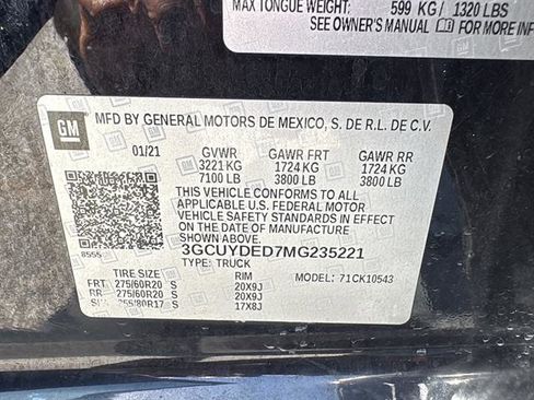 Used 2021 Chevrolet Silverado 1500 LT w/ Texas Edition Plus image 30