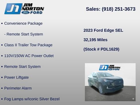Used 2023 Ford Edge SEL w/ Convenience Package AWD/4WD image 14