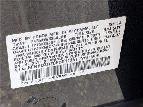 Used 2015 Acura MDX FWD image 28