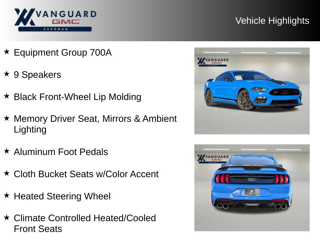 Used 2022 Ford Mustang Mach 1 w/ Mach 1 Handling Package RWD image 11
