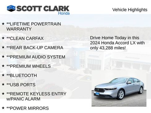 Used 2024 Honda Accord LX image 11