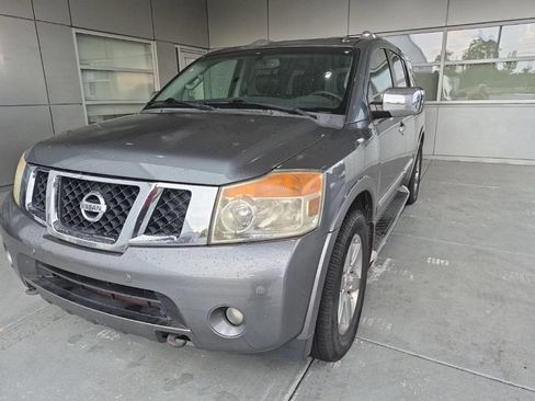 Used 2014 Nissan Armada Platinum w/ 2nd Row Captain Seat Package RWD image 2