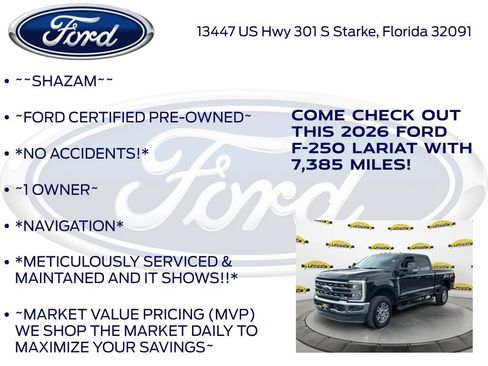 Certified 2026 Ford F250 Lariat AWD/4WD image 6