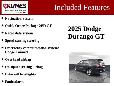 Used 2025 Dodge Durango GT image 3