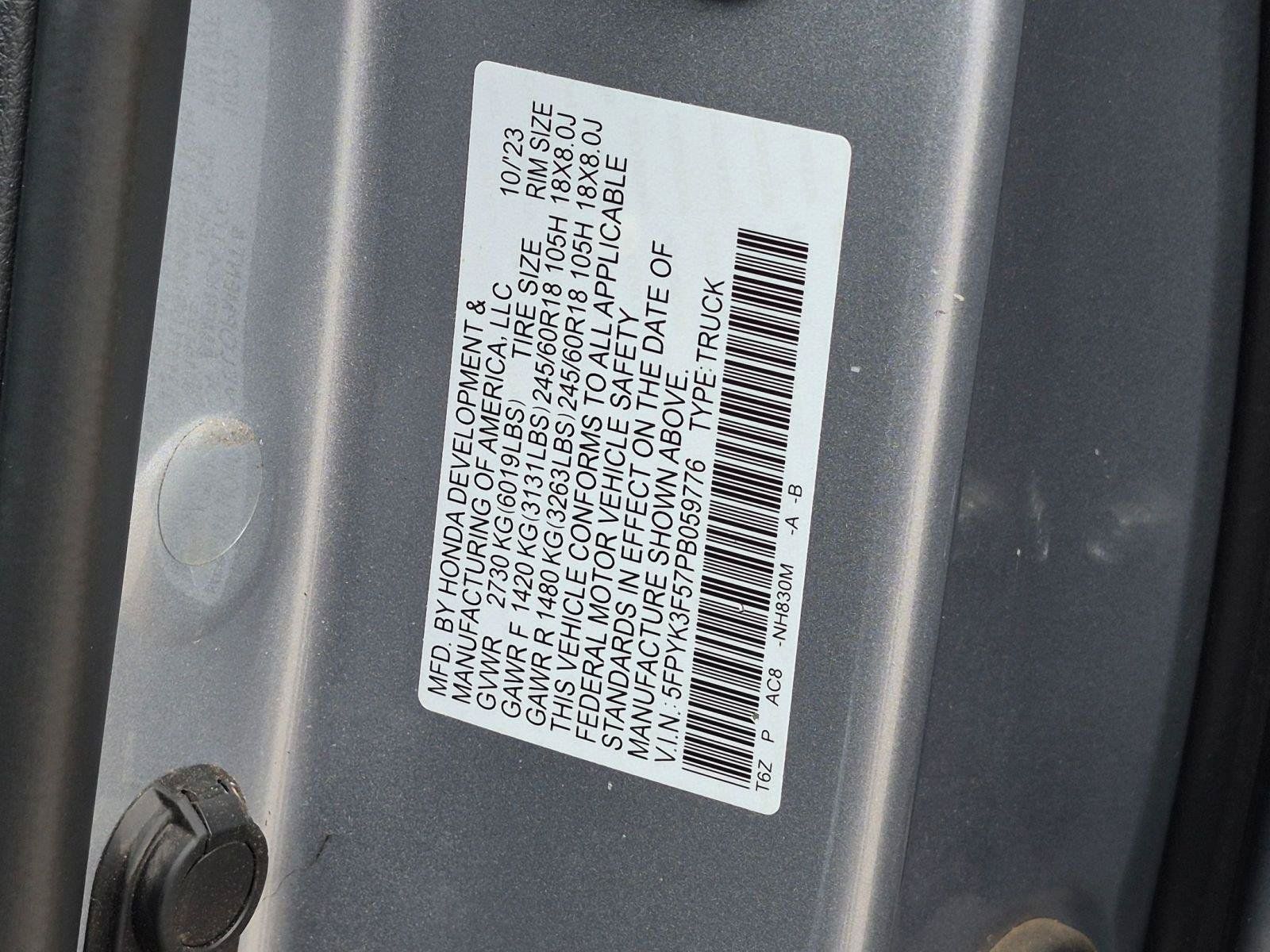Used 2023 Honda Ridgeline RTL image 36