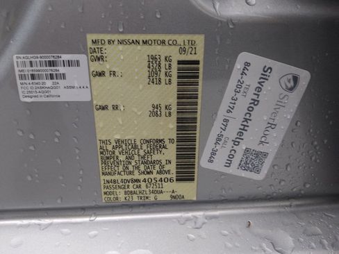 Used 2021 Nissan Altima 2.5 SV FWD image 33