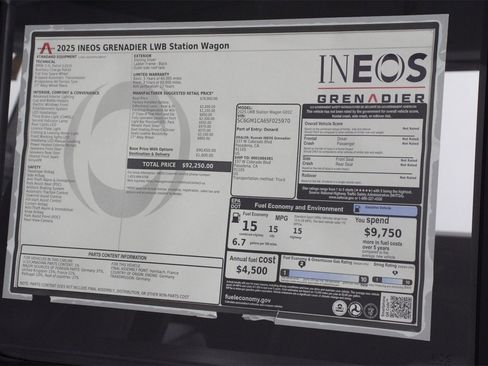 New 2025 INEOS Grenadier image 23