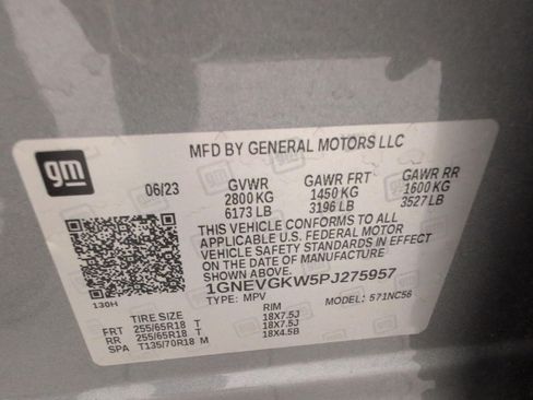 Used 2023 Chevrolet Traverse LT w/ LPO, Floor Liner Package AWD/4WD image 29