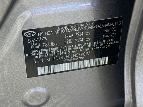 Used 2020 Hyundai Elantra SE w/ Cargo Package (C1) FWD image 39