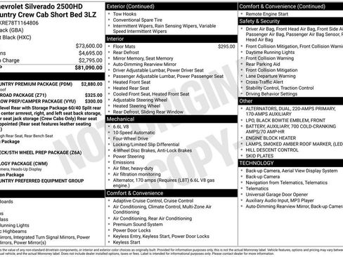 New 2026 Chevrolet Silverado 2500 High Country w/ High Country Premium Package image 7