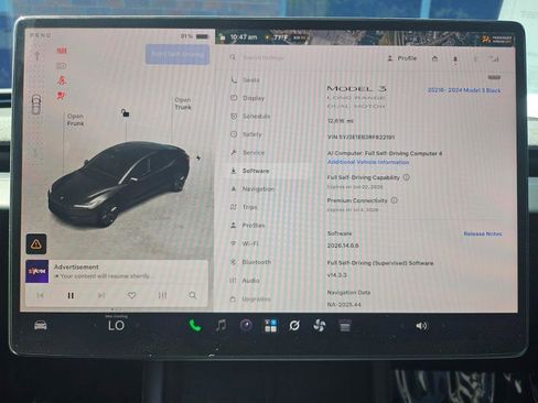Used 2024 Tesla Model 3 Long Range AWD/4WD image 3