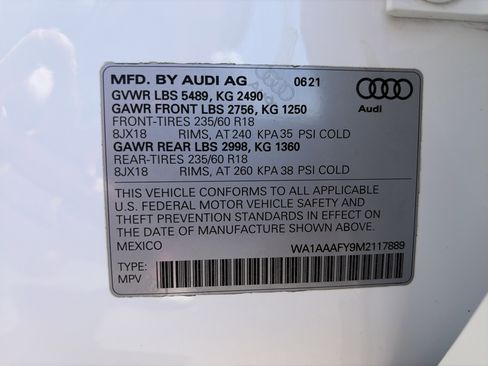 Used 2021 Audi Q5 2.0T Premium w/ Convenience Package AWD/4WD image 34