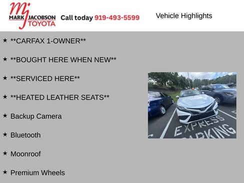 Used 2021 Toyota Camry XSE w/ Navigation Package FWD image 5