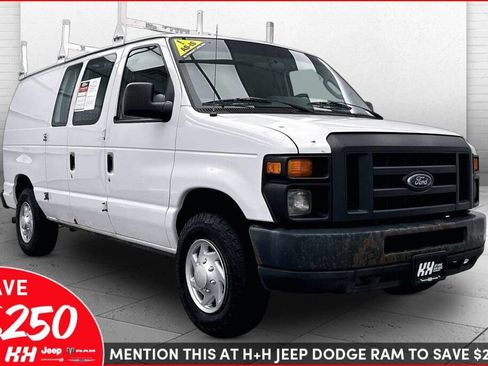 Used 2013 Ford E-250 and Econoline 250 w/ Commercial Cargo Van Pkg RWD image 1