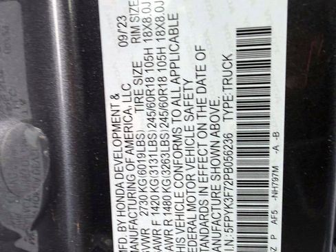 Used 2023 Honda Ridgeline RTL-E image 22