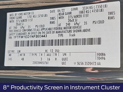 Used 2022 Ford F150 XLT w/ Equipment Group 302A High image 36