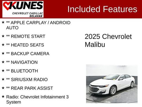 Used 2025 Chevrolet Malibu LT image 3