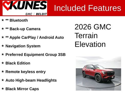New 2026 GMC Terrain Elevation w/ Black Edition image 2
