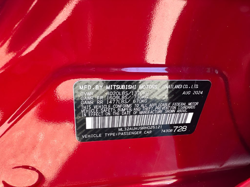 Used 2024 Mitsubishi Mirage ES FWD image 27