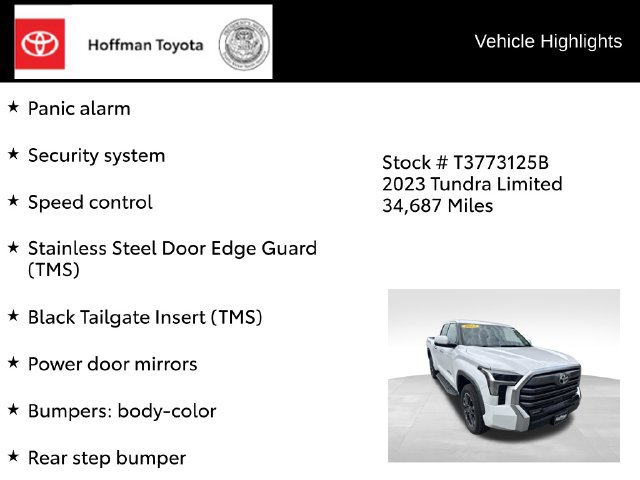 Used 2023 Toyota Tundra Limited AWD/4WD image 30