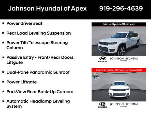 Used 2021 Jeep Grand Cherokee L Limited w/ Luxury Tech Group II image 36