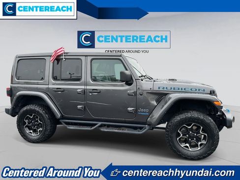 Used 2021 Jeep Wrangler Unlimited Rubicon 4xe w/ Cold Weather Group AWD/4WD image 3