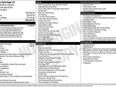 Used 2020 Kia Sportage LX w/ LX Popular Package AWD/4WD image 39