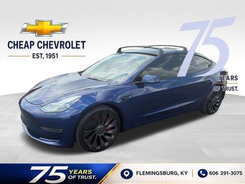 Used 2022 Tesla Model 3 Performance AWD/4WD image 1