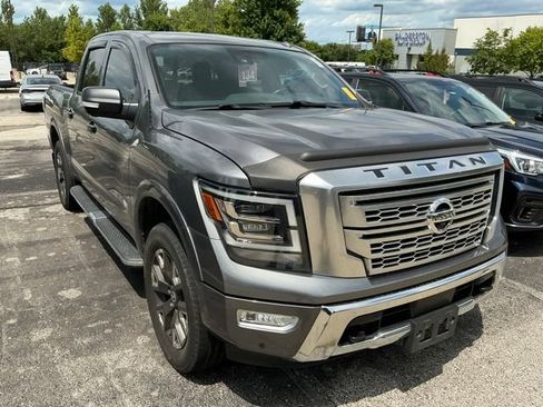 Used 2021 Nissan Titan Platinum Reserve w/ Moonroof Package AWD/4WD image 3