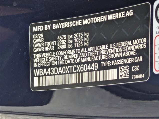 New 2026 BMW 430i Coupe w/ M Sport Package RWD image 16