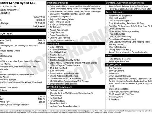 Used 2024 Hyundai Sonata SEL FWD image 35
