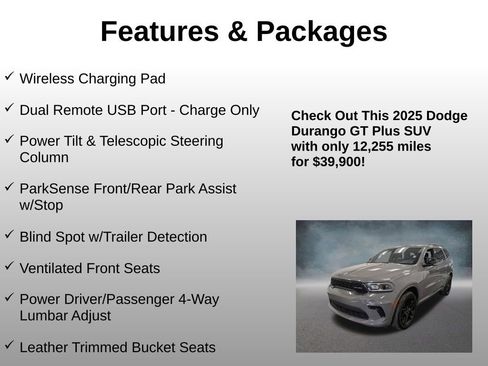 Used 2025 Dodge Durango GT AWD/4WD image 17