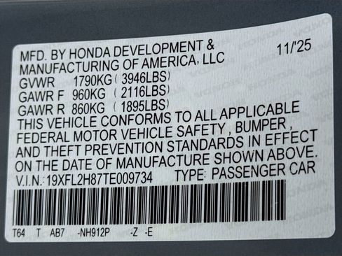 New 2026 Honda Civic Sport image 29