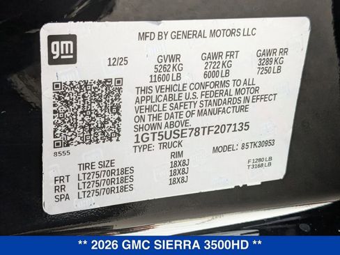 New 2026 GMC Sierra 3500 Pro w/ 1SA Pro Safety Plus Package image 32