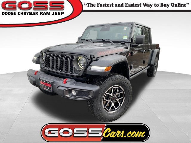 New 2026 Jeep Gladiator Rubicon w/ Steel Power Dome Hood Package AWD/4WD 360° Tour