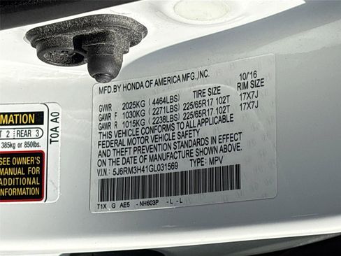 Used 2016 Honda CR-V SE image 32