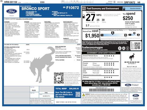 Used 2025 Ford Bronco Sport Big Bend AWD/4WD image 4