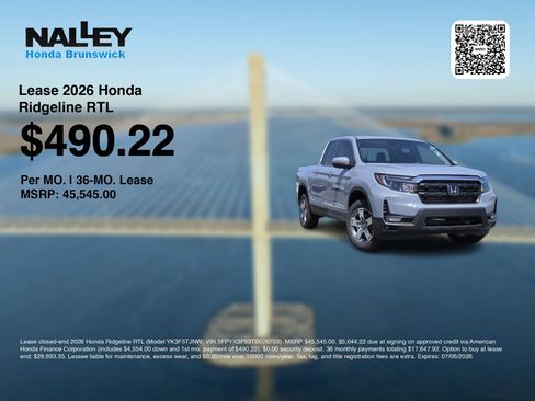 New 2026 Honda Ridgeline RTL image 3