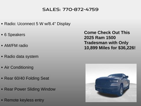 Used 2025 RAM 1500 Tradesman image 15