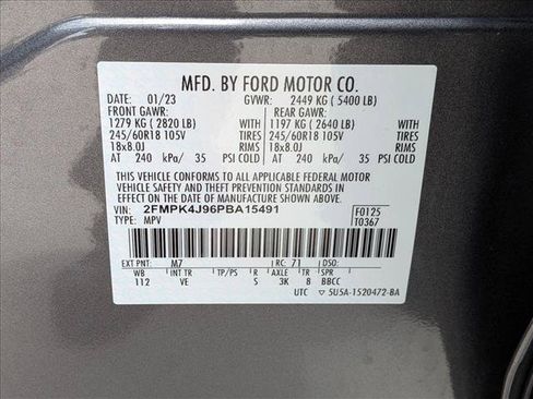 Used 2023 Ford Edge SEL w/ Convenience Package AWD/4WD image 24