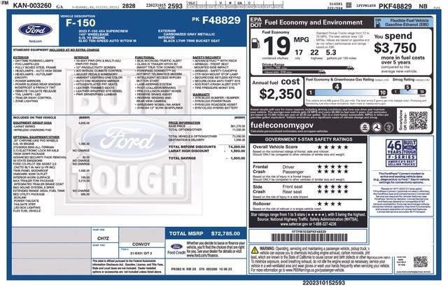 Certified 2023 Ford F150 Lariat AWD/4WD image 6