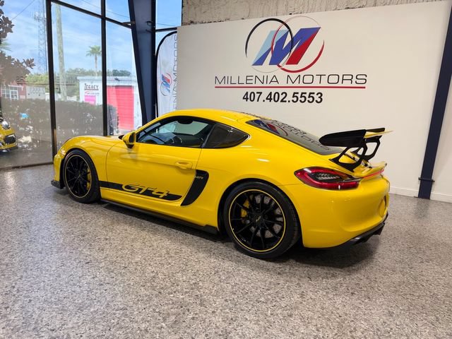 Used 2016 Porsche Cayman GT4 w/ Sport Chrono Package RWD image 2